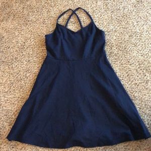 Navy cotton sundress